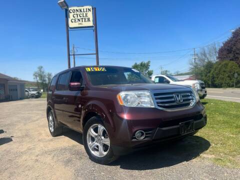 2013 Honda Pilot for sale at Conklin Cycle Center in Binghamton NY