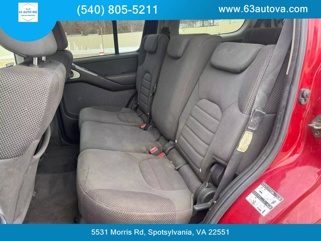 2009 Nissan Pathfinder for sale at 63 Auto Inc in Spotsylvania, VA