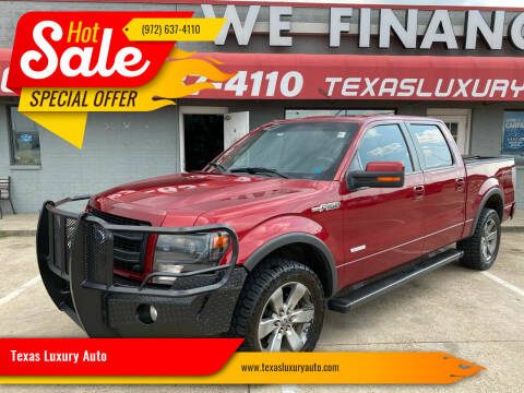 2013 Ford F-150 for sale at Texas Luxury Auto in Cedar Hill TX