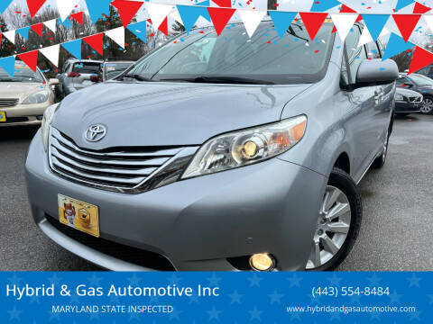 2011 Toyota Sienna for sale at Hybrid & Gas Automotive Inc in Aberdeen MD