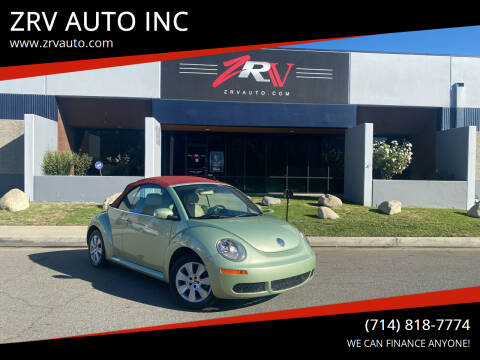 2008 Volkswagen New Beetle Convertible for sale at ZRV AUTO INC in Brea CA