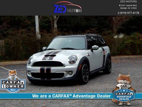 2012 MINI Cooper Clubman for sale at Zed Motors in Raleigh NC