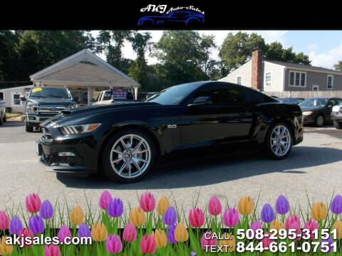 2015 Ford Mustang for sale at AKJ Auto Sales in West Wareham MA