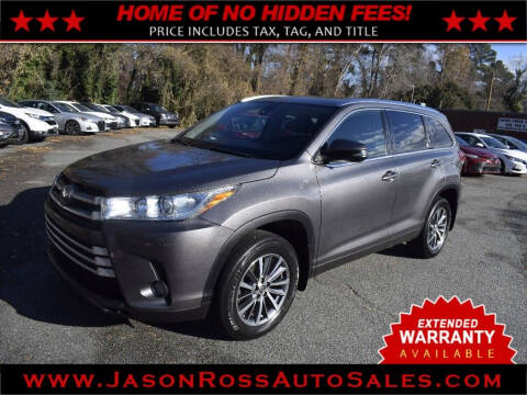 2017 Toyota Highlander for sale at Jason Ross Auto Sales in Burlington NC