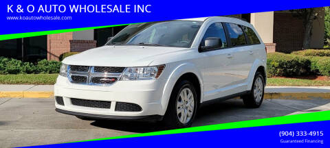 2017 Dodge Journey for sale at K & O AUTO WHOLESALE INC in Jacksonville FL