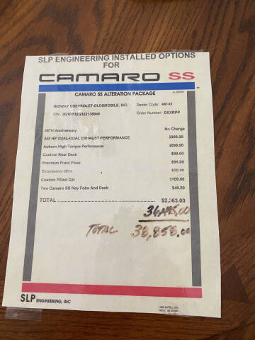 2002 Chevrolet Camaro Z28