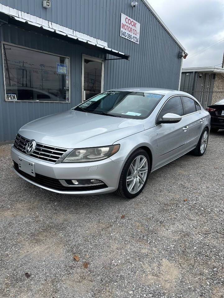 2013 Volkswagen CC for sale at COOK MOTOR CO LLC in Wichita Falls, TX