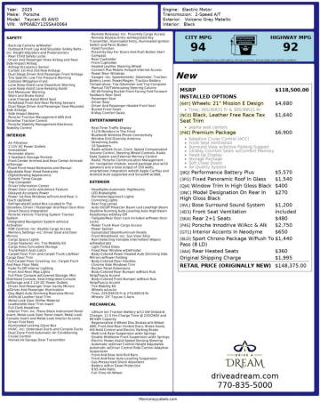 2025 Porsche Taycan 4S