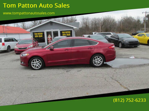 2014 Ford Fusion for sale at Tom Patton Auto Sales in Scottsburg IN