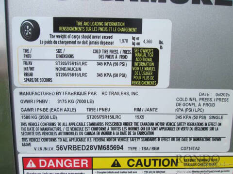 2027 RC Enclosed Cargo CD716TA2