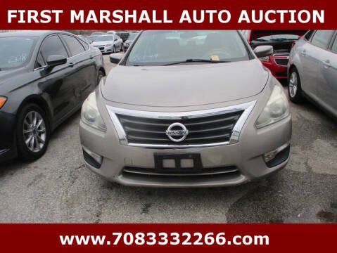 2014 Nissan Altima for sale at First Marshall Auto Auction in Harvey IL