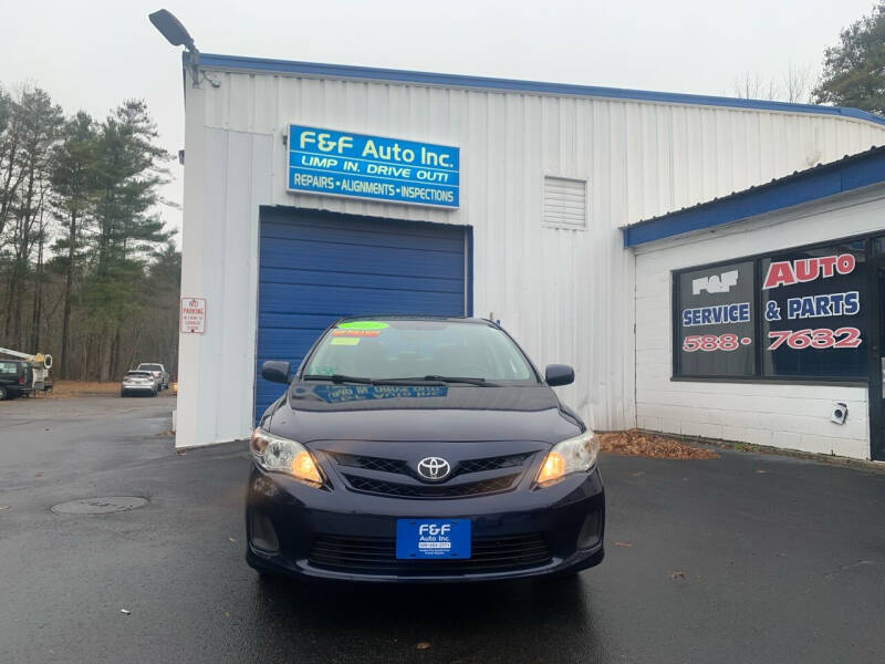 2013 Toyota Corolla for sale at F&F Auto Inc. in West Bridgewater MA