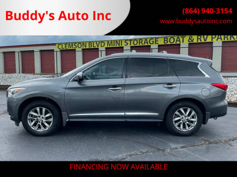 2015 Infiniti QX60 for sale at Buddy's Auto Inc in Pendleton SC