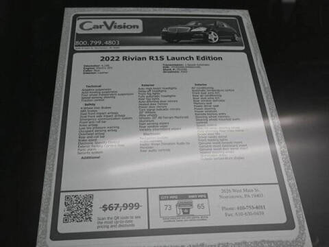 2022 Rivian R1S Launch Edition