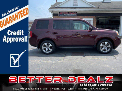 2012 Honda Pilot for sale at Better Dealz Auto Sales & Finance in York PA
