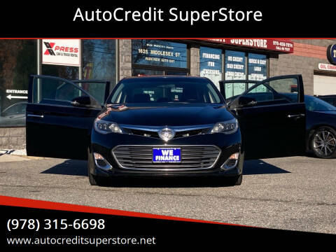 2013 Toyota Avalon for sale at AutoCredit SuperStore in Lowell MA