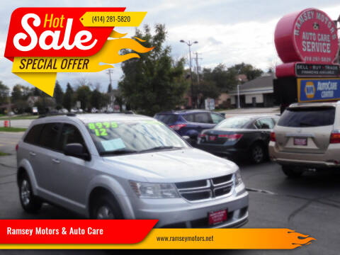 2012 Dodge Journey for sale at Ramsey Motors & Auto Care in Milwaukee WI