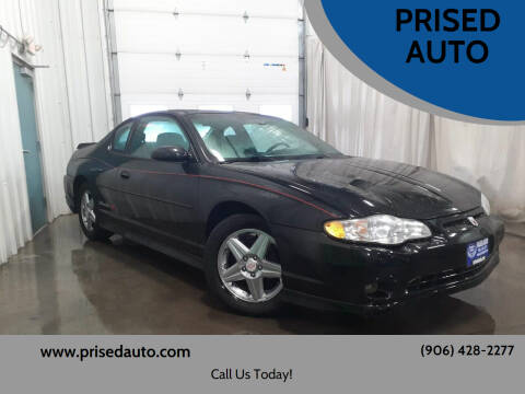 2004 Chevrolet Monte Carlo for sale at PRISED AUTO in Gladstone MI