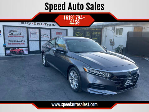 2019 Honda Accord for sale at Speed Auto Sales in El Cajon CA