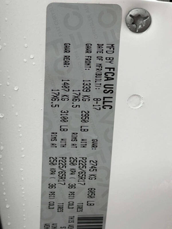 2017 Dodge Grand Caravan SE Plus