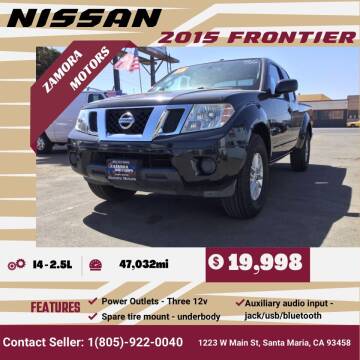 2015 Nissan Frontier for sale at ZAMORA MOTORS SM in Santa Maria CA