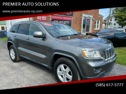 2012 Jeep Grand Cherokee for sale at PREMIER AUTO SOLUTIONS in Spencerport NY