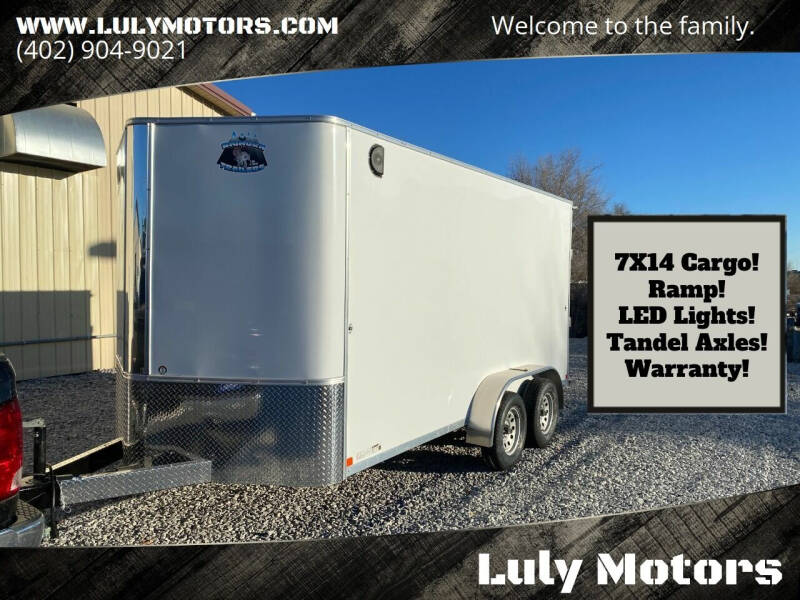 2023 R&M 7X14 V-Nose Enclosed Cargo for sale at Luly Motors-Trailers in Lincoln NE