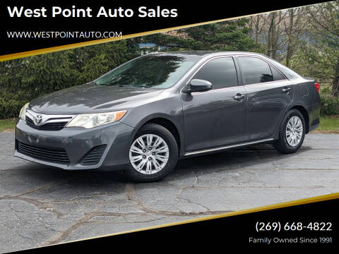 2012 Toyota Camry for sale at West Point Auto Sales in Mattawan MI