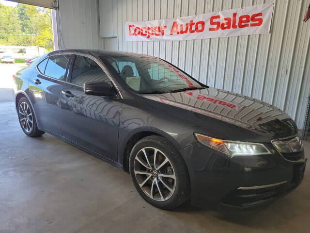 2015 Acura TLX for sale at COOPER AUTO SALES in ONEIDA, TN