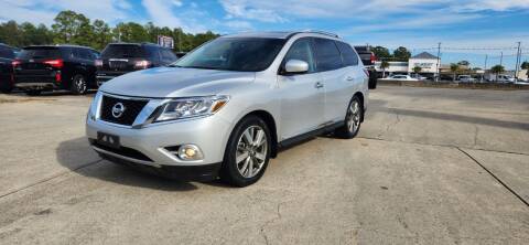 2015 Nissan Pathfinder for sale at WHOLESALE AUTO GROUP in Mobile AL