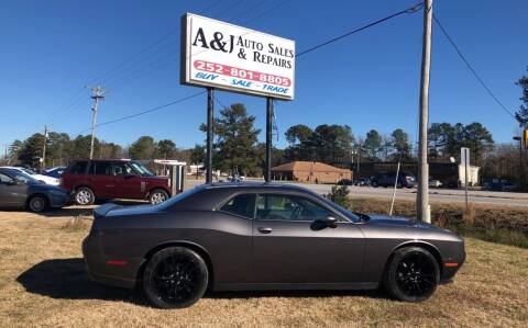 2016 Dodge Challenger for sale at A&J Auto Sales & Repairs in Sharpsburg NC