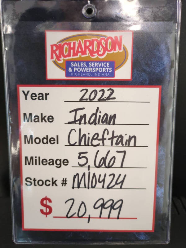 2022 Indian Chieftain