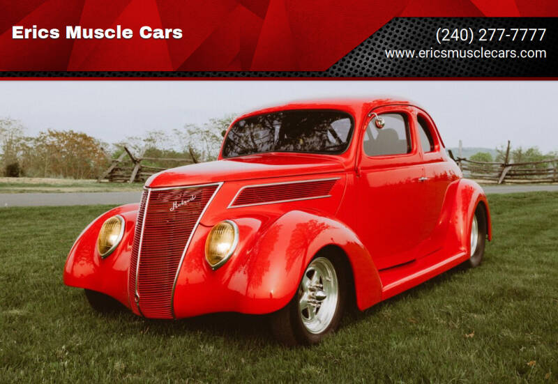 1937 Ford Deluxe for sale at Erics Muscle Cars in Clarksburg MD