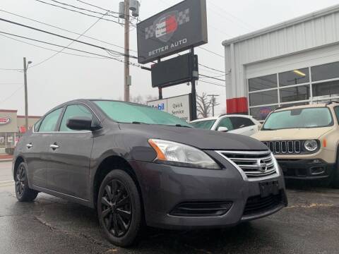 2014 Nissan Sentra for sale at BETTER AUTO in Attleboro MA