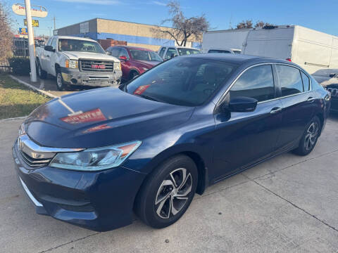 2016 Honda Accord for sale at SP Enterprise Autos in Garland TX