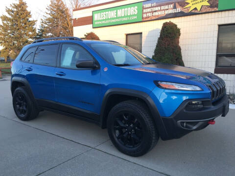2017 Jeep Cherokee for sale at MILESTONE MOTORS in Chesterfield MI
