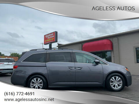 2016 Honda Odyssey for sale at Ageless Autos in Zeeland MI