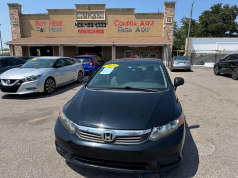 2012 Honda Civic for sale at Import Motors in Bethany OK