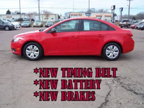 2014 Chevrolet Cruze for sale at Quality Automotive in Sioux Falls SD