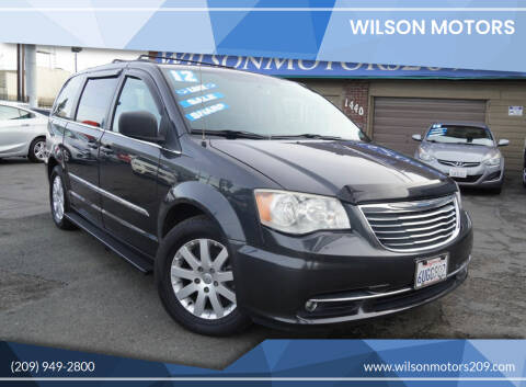 2012 Chrysler Town and Country for sale at WILSON MOTORS in Stockton CA