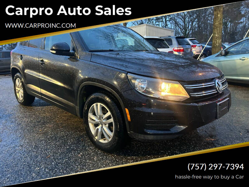 2012 Volkswagen Tiguan for sale at Carpro Auto Sales in Chesapeake VA