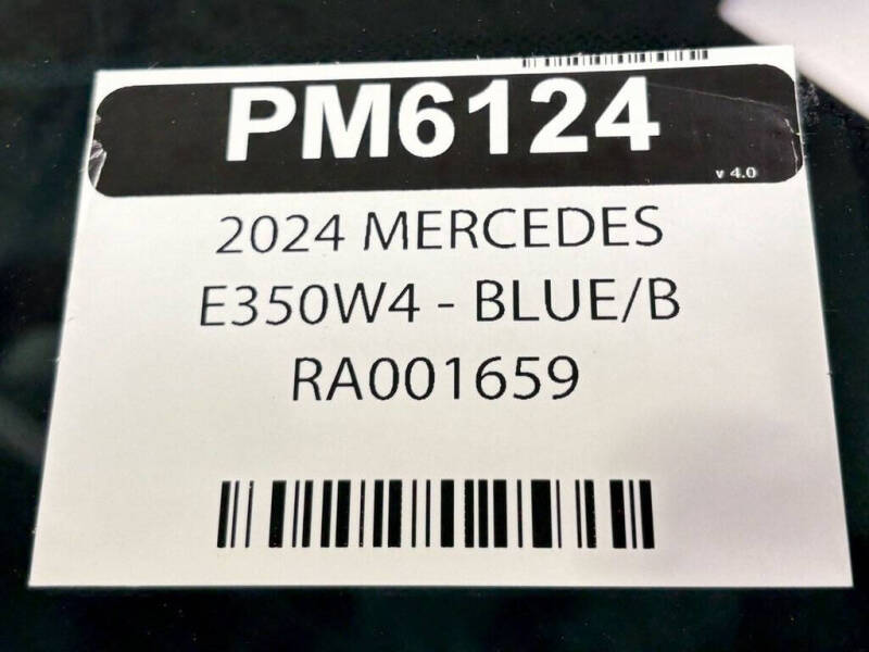 2024 Mercedes-Benz E-Class E 350 4MATIC