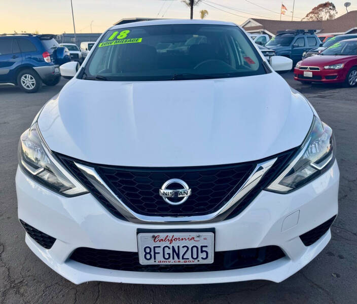 Used 2018 Nissan Sentra SV with VIN 3N1AB7AP8JL662354 for sale in Escondido, CA