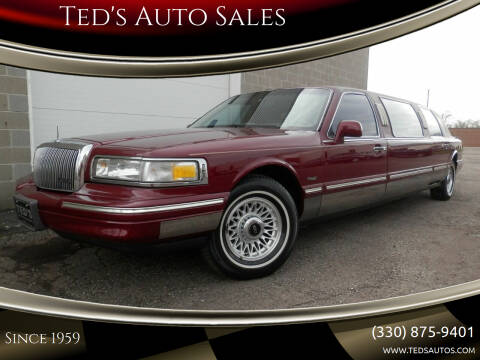 1997 Lincoln Town Car for sale at Ted's Auto Sales in Louisville OH