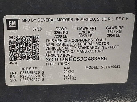 2018 GMC Sierra 1500