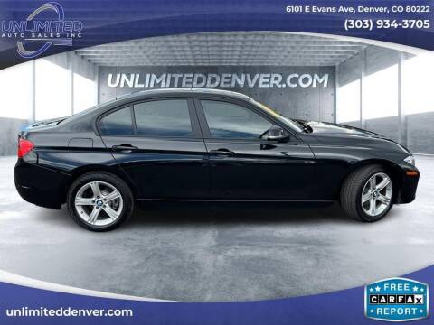 2015 BMW 3 Series for sale at Unlimited Auto Sales in Denver CO