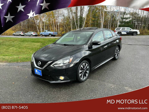 2017 Nissan Sentra for sale at MD Motors LLC in Williston VT