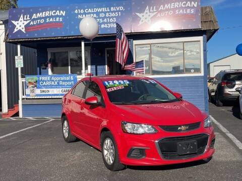 2017 Chevrolet Sonic for sale at All American Auto Sales LLC in Nampa ID