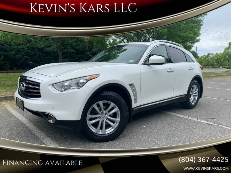 2012 Infiniti FX35 for sale at Kevin's Kars LLC in Richmond VA