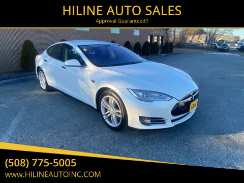 2013 Tesla Model S for sale at HILINE AUTO SALES in Hyannis MA